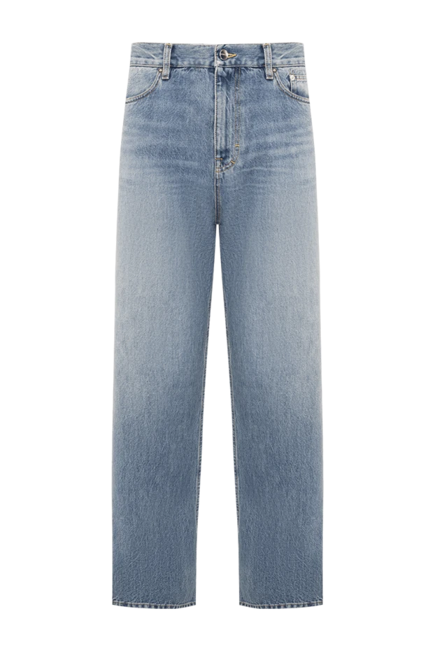 Gucci бавовняні джинсові штани з ефектом потертості 193627 - фото 1