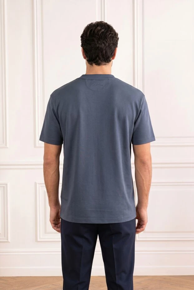 Loro Piana men's gray ray cotton jersey t-shirt 193639 - photo 2