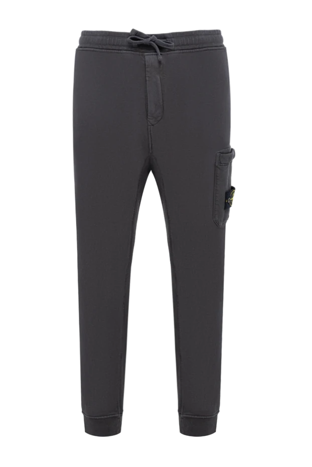Stone Island cotton jersey joggers with cargo patch pocket 193695 - photo 1
