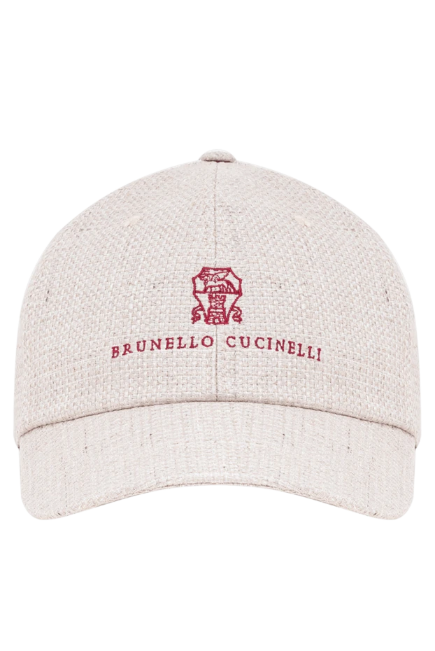 Brunello Cucinelli мужская бейсболка с изогнутым козырьком и логотипом бренда 193702 - фото 1