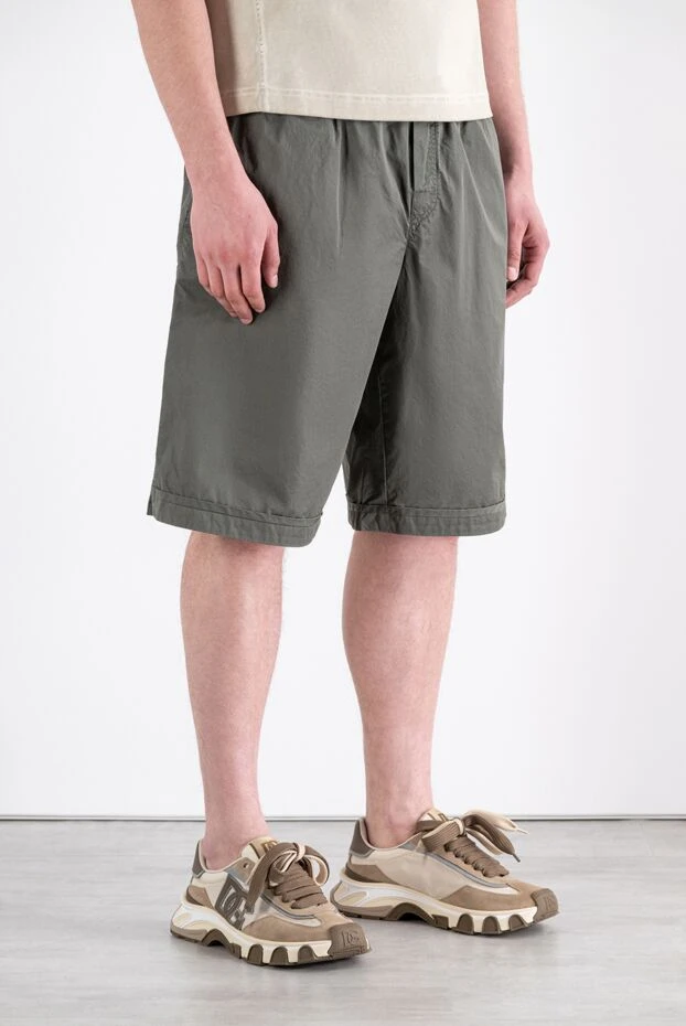 Dolce & Gabbana men's lightweight bermuda shorts in a noble gray shade 193707 - photo 3