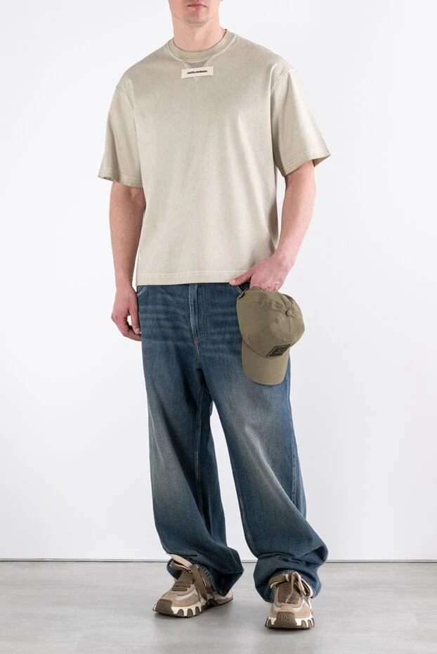 Dolce & Gabbana men's oversized ivory cotton t-shirt 193711 - photo 2