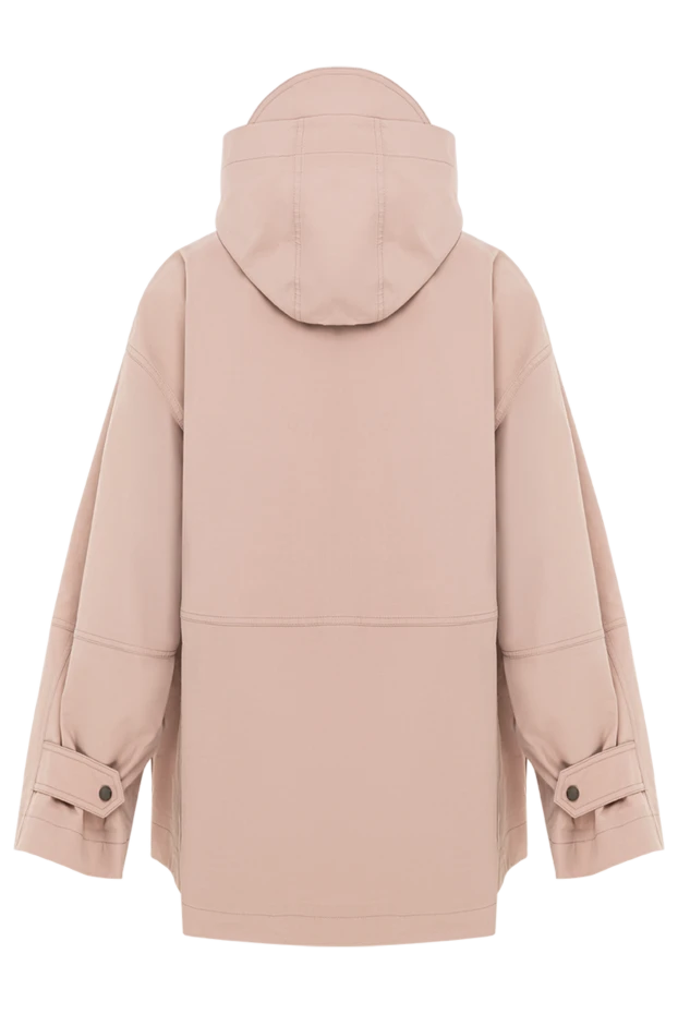 Brunello Cucinelli light-colored waterproof canvas women's parka 193778 - photo 2