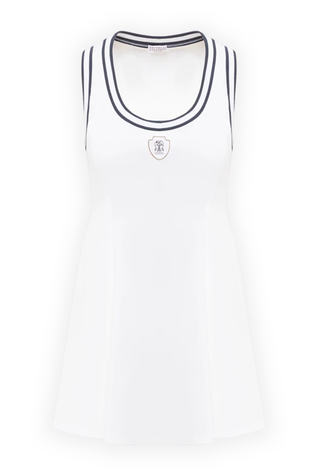 Brunello Cucinelli women's sporty mini dress with a flared sun skirt 193788 - photo 1