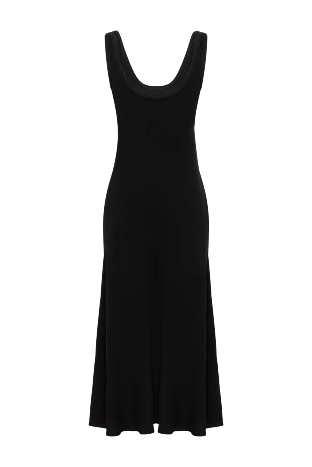 Brunello Cucinelli elegant black dress with a deep u-neck 193790 - photo 2