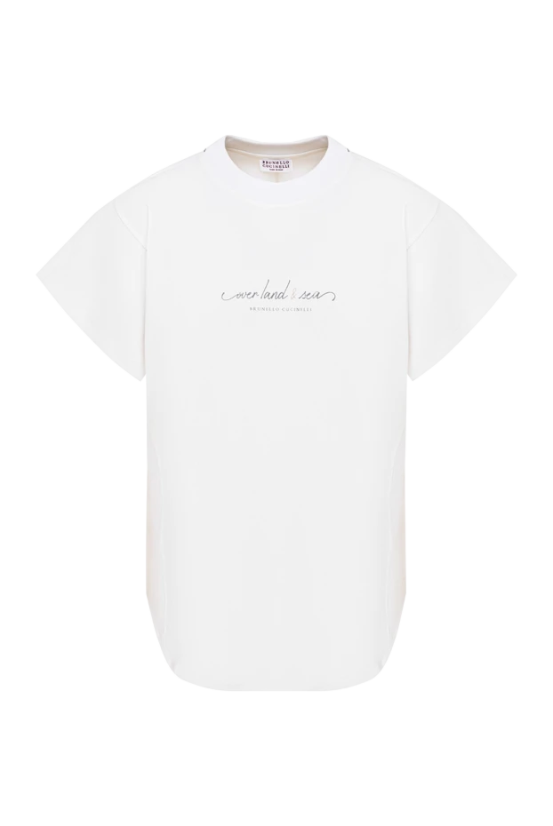 Brunello Cucinelli women's white t-shirt \
