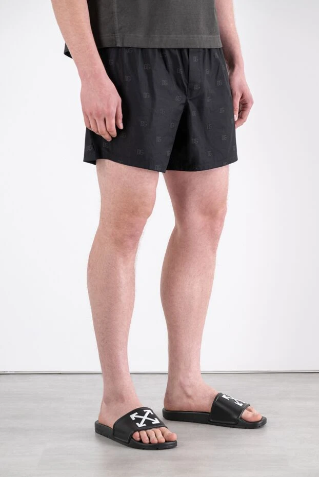 Dolce & Gabbana black men's boxer shorts with the brand's monogram 193829 - photo 3