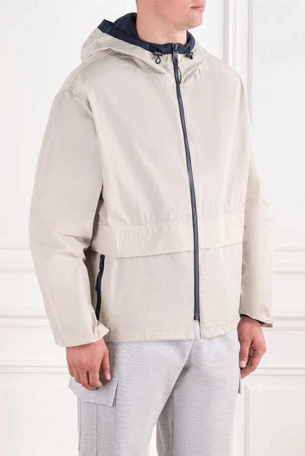 Dolce & Gabbana men's lightweight demi-season windbreaker in light beige 193835 - photo 3