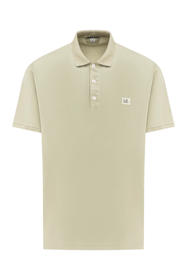 C.P. Company classic men's olive green cotton polo shirt 193859 - photo 1