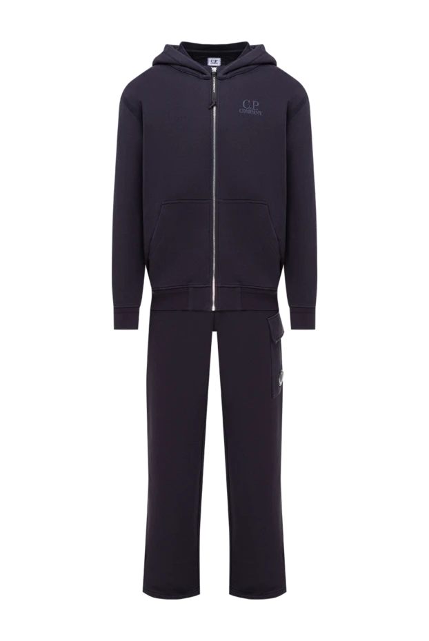 C.P. Company men's black tracksuit made of thick cotton jersey 193877 - photo 1
