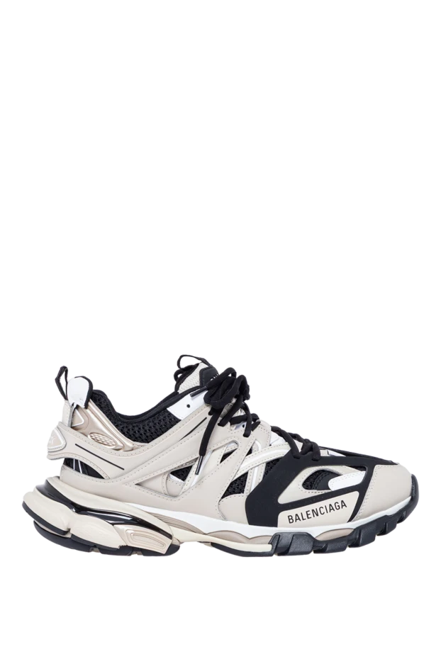Balenciaga кросівки track sneaker із чорної сітки та білого нейлону 193921 - фото 1