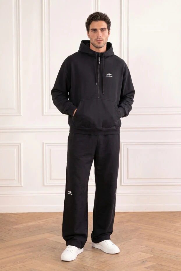 Balenciaga чоловічий прогулянковий костюм-оверсайз на блискавці з капюшоном 193945 - фото 2