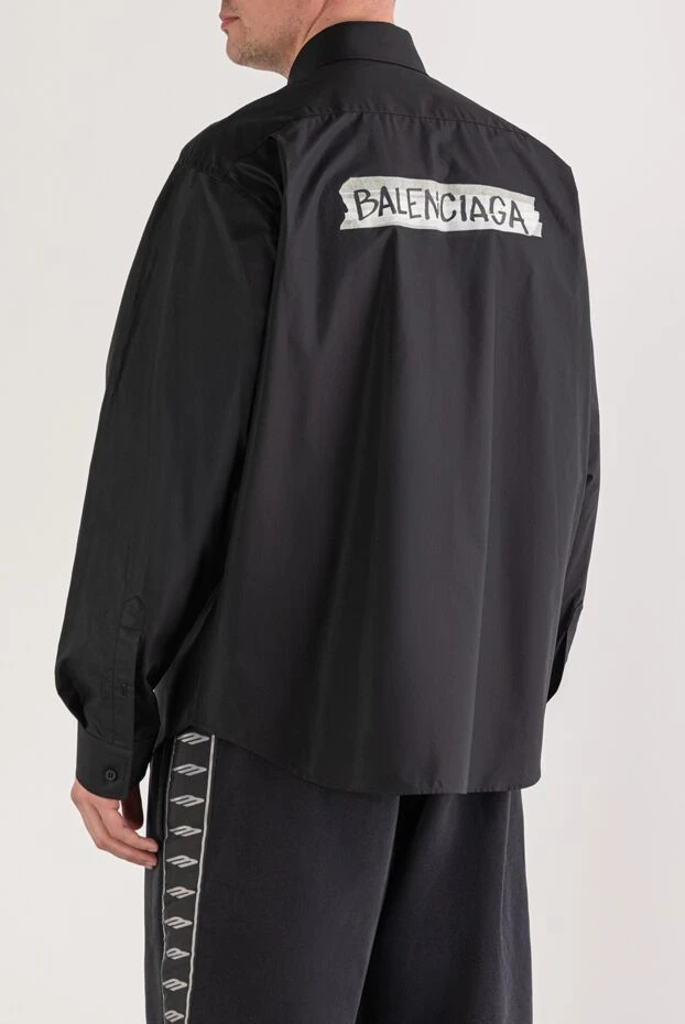 Balenciaga men's loose-fitting shirt with a straight hem and wide sleeves 193948 - photo 3
