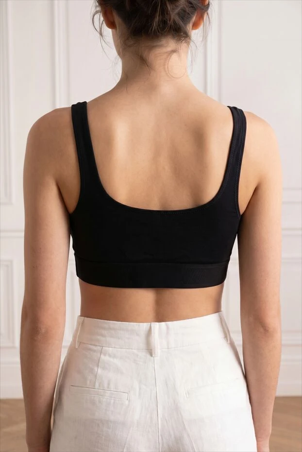 Tom Ford бюстгальтер stretch bra белого цвета с логотипом 193958 - фото 2