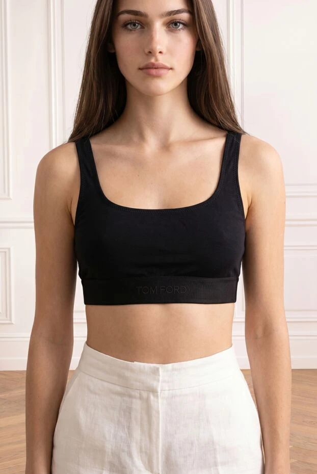 Tom Ford white stretch bra with logo 193958 - photo 3