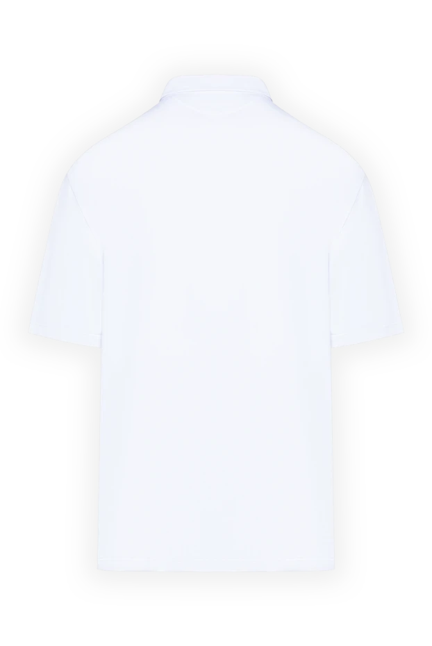 White polo shirt with a neat shield patch - photo 2