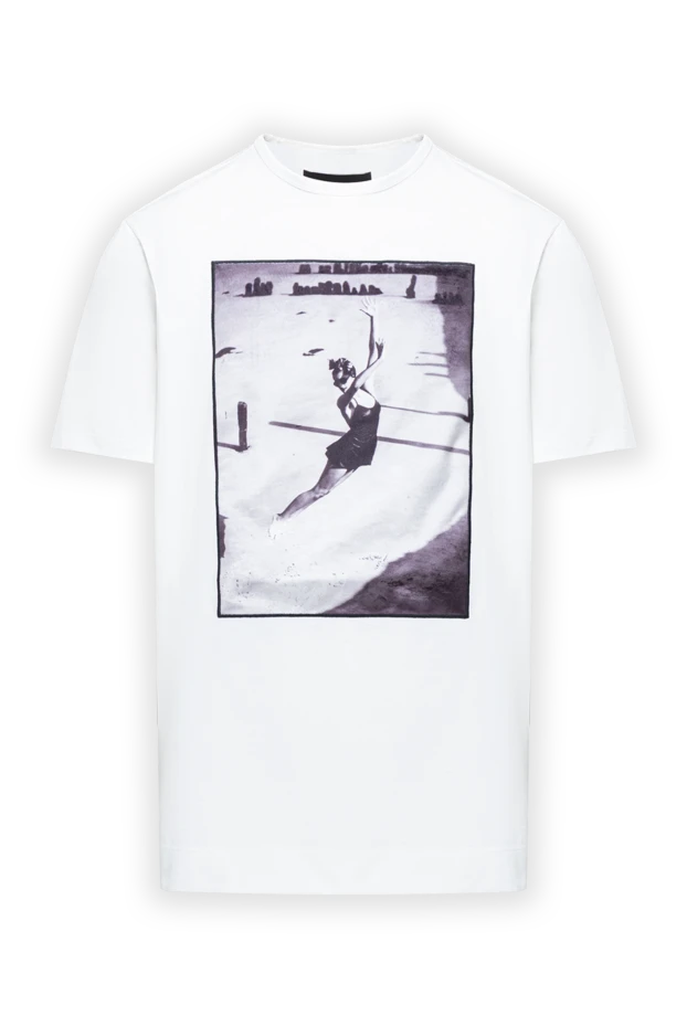 Limitato men's white t-shirt with vintage-style photo print 193996 - photo 1