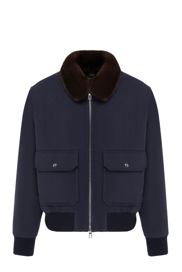 Loro Piana men's demi-season bomber jacket in aviator style 194013 - photo 1