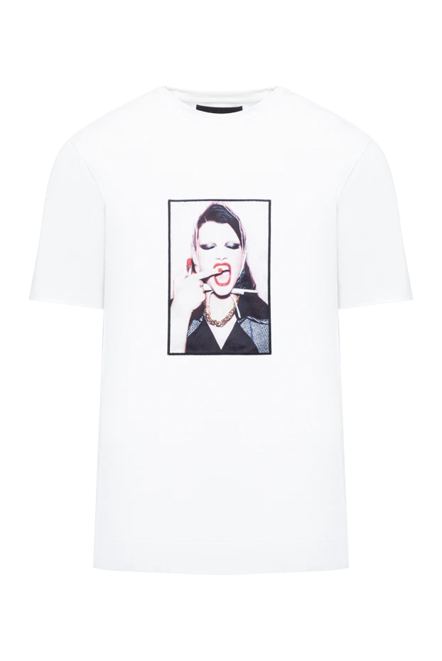 Limitato white t-shirt with a bold artistic photo print 194020 - photo 1