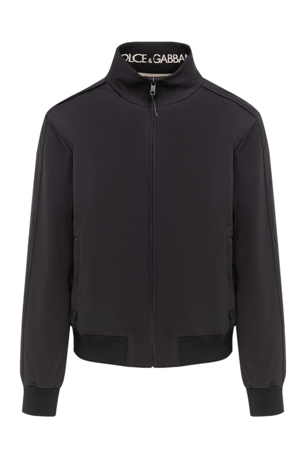 Dolce & Gabbana men's sporty zip-up bomber jacket with a stand-up collar 194022 - photo 1