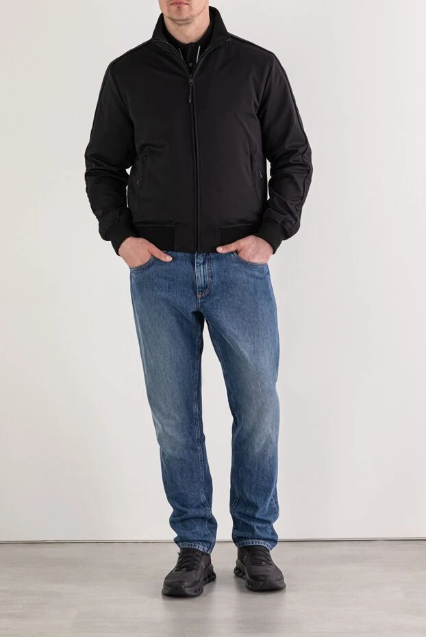 Dolce & Gabbana men's sporty zip-up bomber jacket with a stand-up collar 194022 - photo 2