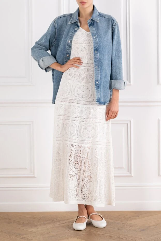 Khaite women's oversized denim shirt with dropped shoulders 194062 - photo 2