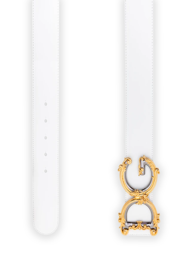 Dolce & Gabbana calfskin belt with dg logo and crystal embellishments 194102 - photo 3