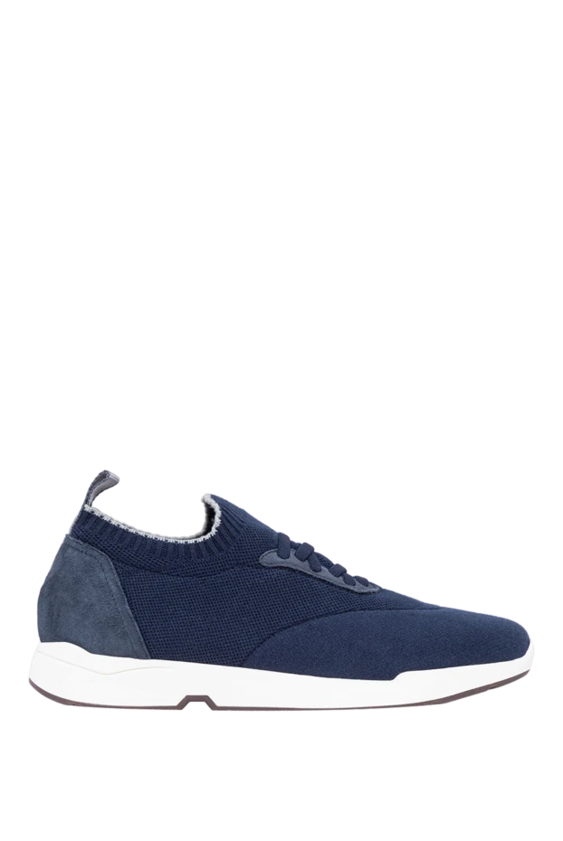 Andrea Ventura ultra-light and breathable blue sneakers with a contrasting sole 194154 - photo 1