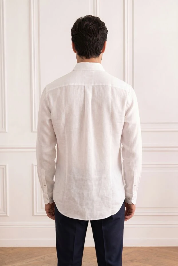 D.Exterior women's silk top in white with a satin sheen 194186 - photo 2