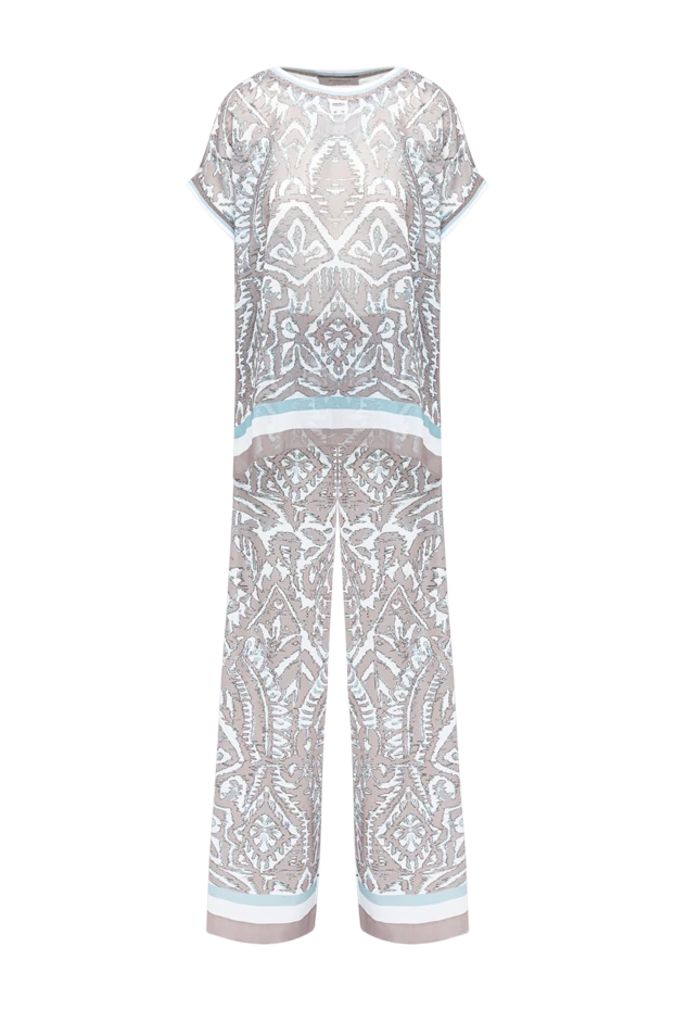Women's knitted suit with an ethnic pattern - photo 1