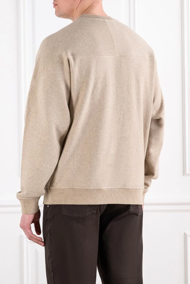 Loro Piana beige melange sweatshirt made of soft, high-quality cotton 194247 - photo 3