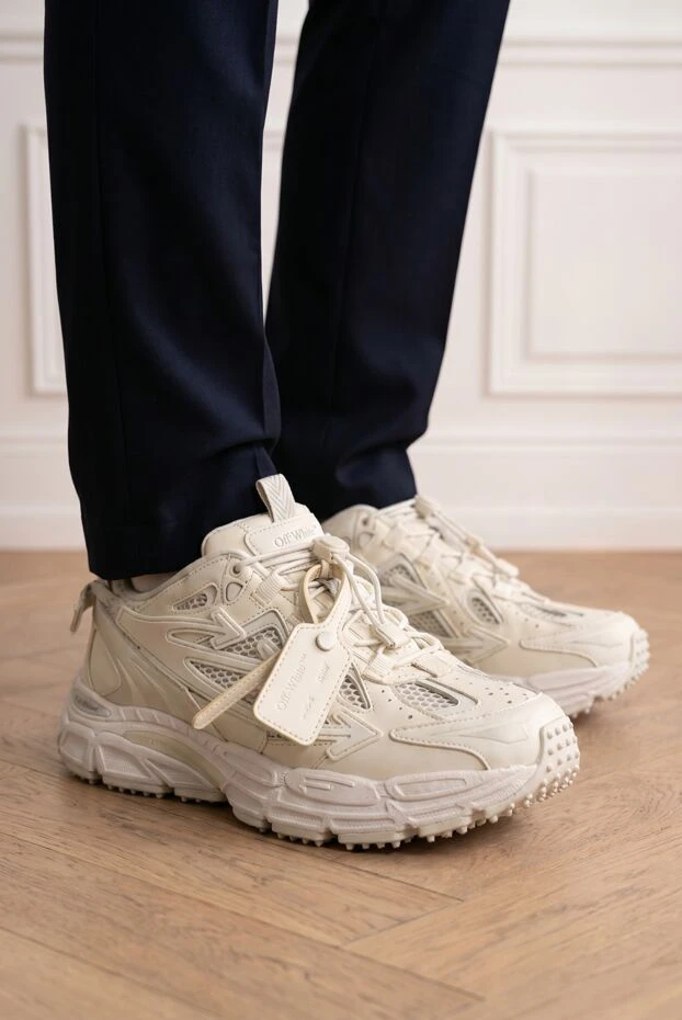 Off-White кроссовки be right back open sneakers белого цвета мужские 194262 - фото 3