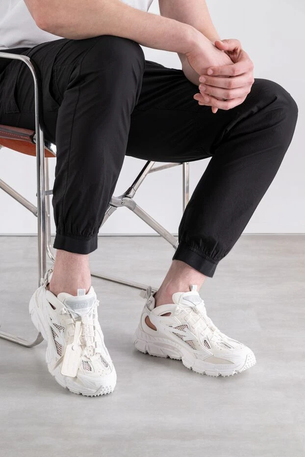 Off-White кросівки be right back open sneakers білого кольору чоловічі 194262 - фото 1