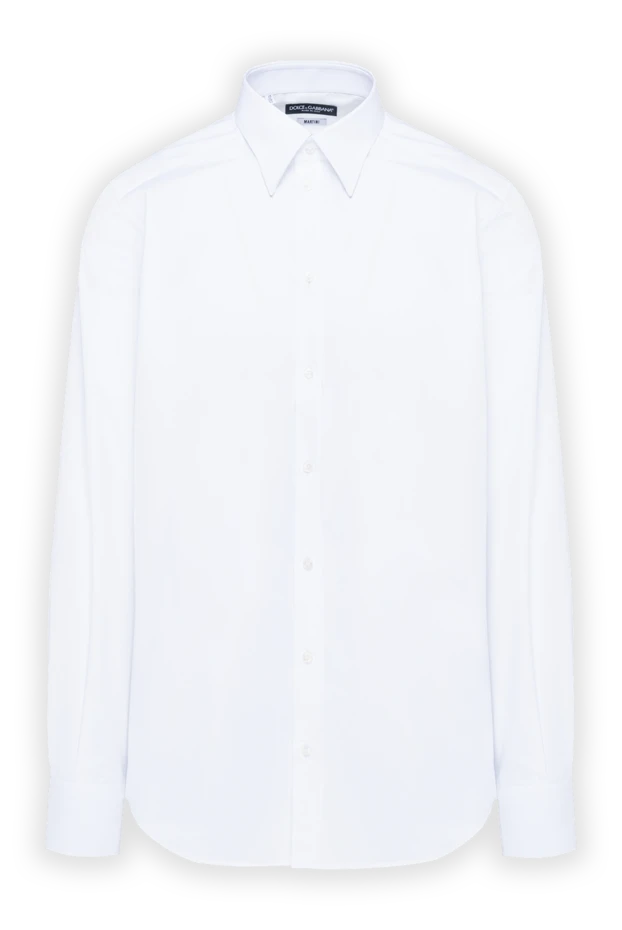 Dolce & Gabbana martini men's white poplin shirt 194267 - photo 1