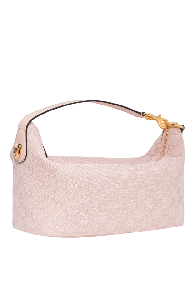 Gucci сумка vanity среднего размера с верхней ручкой розового цвета 194326 - фото 3