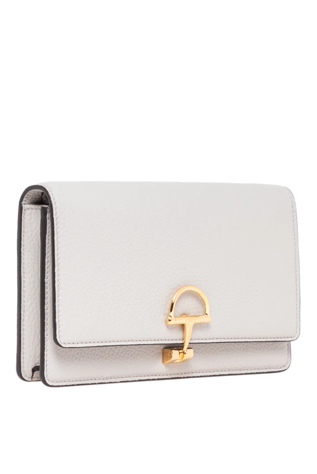 Gucci half horsebit wallet on a white chain 194327 - photo 3