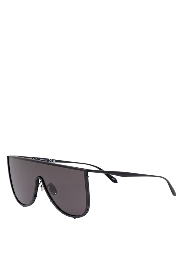 Alaia black shield-style mono-lens sunglasses 194350 - photo 3