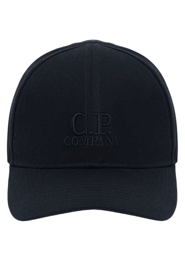 C.P. Company мужская темно-синяя бейсболка с вышитым логотипом 194362 - фото 1