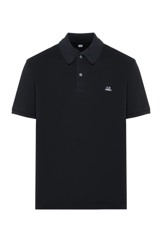 C.P. Company black polo shirt with contrasting logo 194366 - photo 1