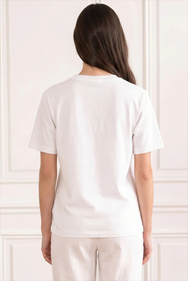 Celine white women's cotton loose t-shirt 194380 - photo 1