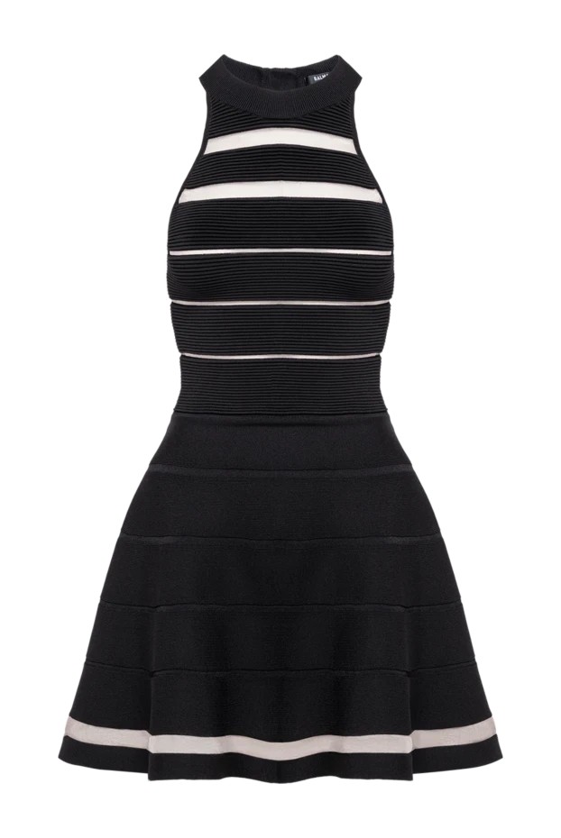 Balmain black sleeveless knit mini dress 194393 - photo 1