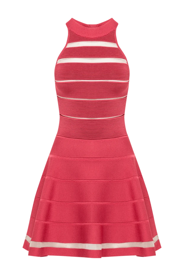 Balmain red sleeveless knit mini dress 194408 - photo 1