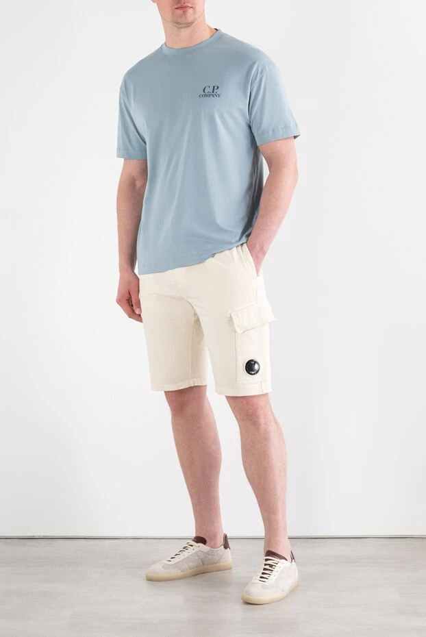 C.P. Company light blue t-shirt with a large logo on the back 194438 - photo 2