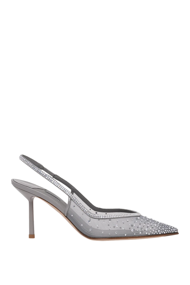 Le Silla nicole slingback shoes in gray \