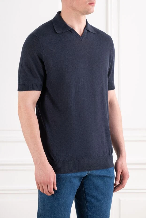Cesare di Napoli men's short sleeve pullover knit polo shirt 194669 - photo 3