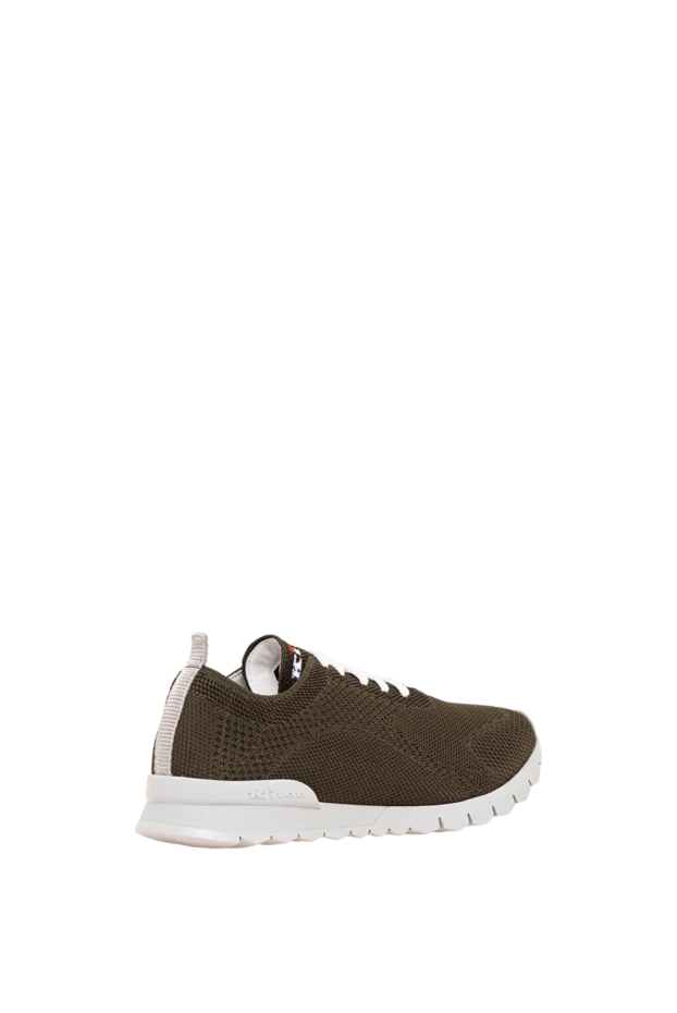 Kiton khaki knit sneakers with an ultra-light contrast sole 194718 - photo 3