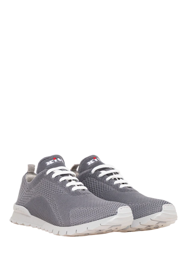 Kiton light gray knit sneakers with an ultra-light sole 194720 - photo 2