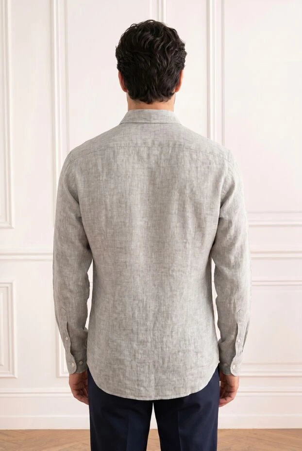 Alessandro Gherardi men's long-sleeved shirt made of lightweight, breathable linen 194738 - photo 2