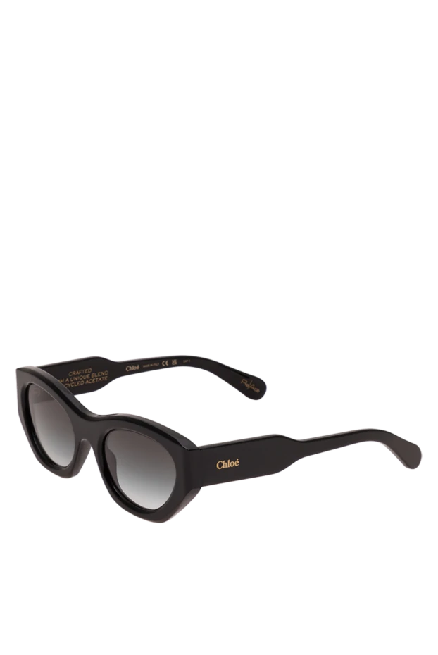 Chloe women's cat-eye sunglasses with chunky black frames 194876 - photo 3