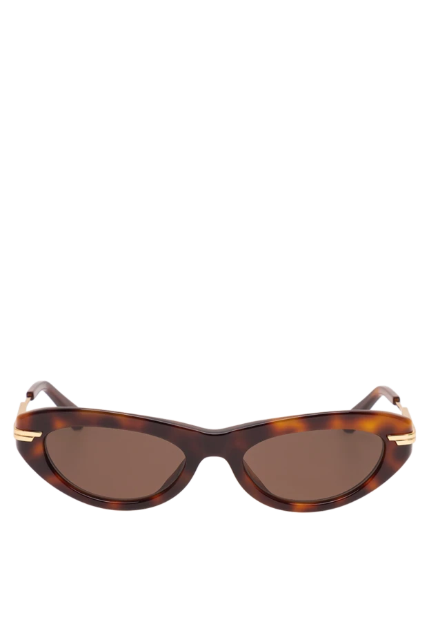 Bottega Veneta tortoiseshell cat eye sunglasses with gold temples 194879 - photo 1